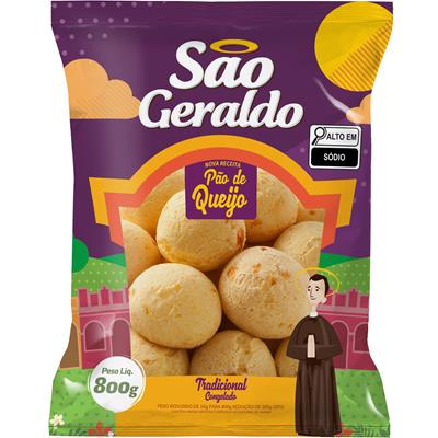 PÃO DE QUEIJO CONGELADO SÃO GERALDO 800G
