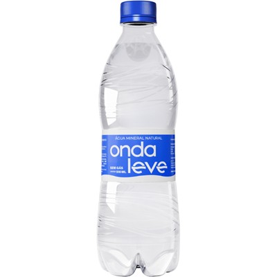 ÁGUA MINERAL NATURAL SEM GÁS ONDA LEVE 510ML