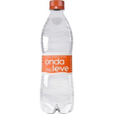 ÁGUA MINERAL NATURAL COM GÁS ONDA LEVE 510ML