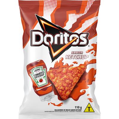 SALGADINHO DE MILHO SABOR KETCHUP DORITOS 110G