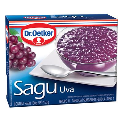 SAGU DR.OETKER UVA CAIXA 250G 