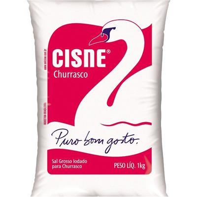 SAL GROSSO IODADO PARA CHURRASCO CISNE 1KG