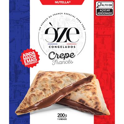 CREPE CONGELADO FRANCÊS NUTELLA ÈZE CRÊPERIE 200G