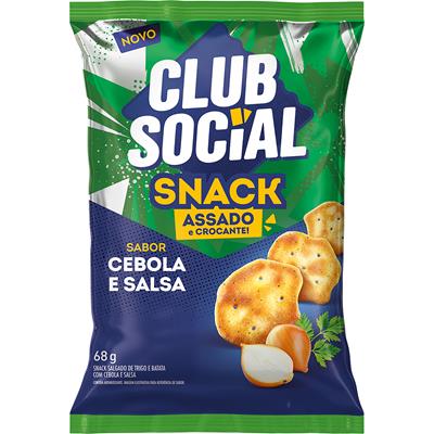 SALGADINHO ASSADO CEBOLA E SALSA CLUB SOCIAL 68G
