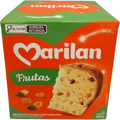 PANETONE FRUTAS E UVA PASSAS MARILAN 400G