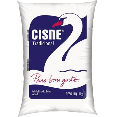 SAL REFINADO EXTRA IODADO TRADICIONAL CISNE 1KG