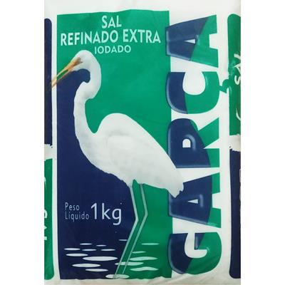 SAL REFINADO EXTRA IODADO GARÇA 1KG