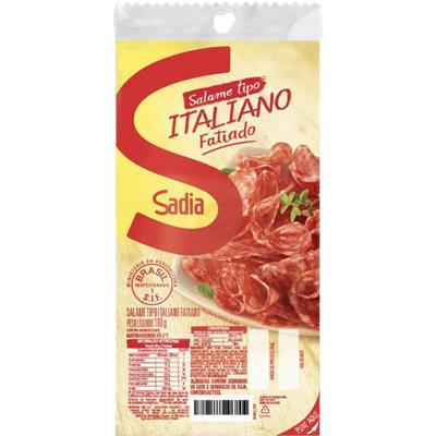 SALAME TIPO ITALIANO FATIADO SADIA 100G