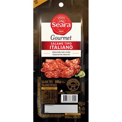 SALAME TIPO ITALIANO FATIADO SEARA 100G