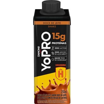 BEBIDA LÁCTEA DOCE DE LEITE ZERO SHAKE YOPRO 250ML