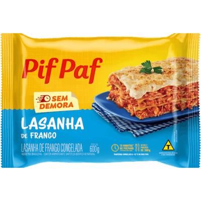 LASANHA DE FRANGO CONGELADO PIF PAF 600G