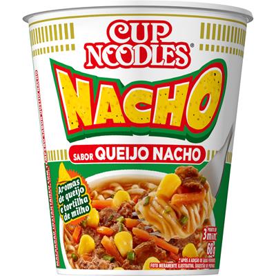 MACARRÃO INSTANTÂNEO QUEIJO NACHO CUP NOODLES 68G