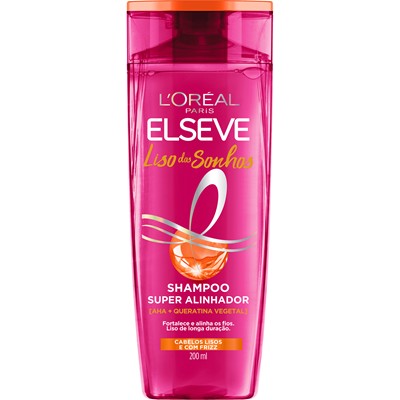 SHAMPOO LISO DOS SONHOS ELSEVE L'ORÉAL PARIS 200ML