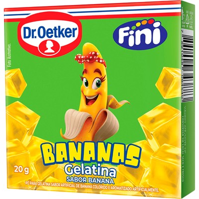 GELATINA FINE SABOR BANANA DR. OETKER 20G