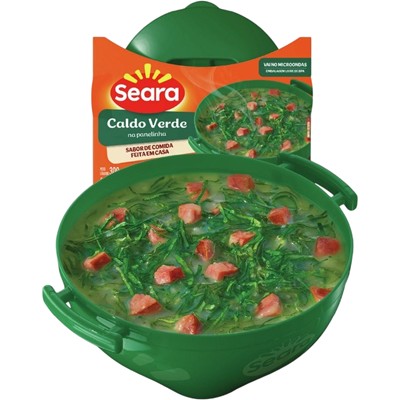CALDO VERDE COM CALABRESA NA PANELINHA SEARA 300G