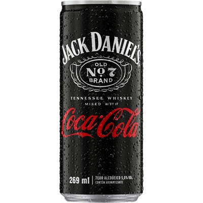 BEBIDA MISTA OLD 7 JACK DANIEL'S COCA-COLA 269ML