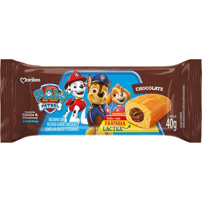 BOLINHO BAUNILHA CHOCOLATE PAW PATROL MARILAN 40G