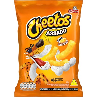 SALGADINHO LUA SABOR QUEIJO PARMESÃO CHEETOS 40G