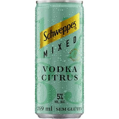 BEBIDA ALCOÓLICA VODKA CITRUS SCHWEPPES 269ML