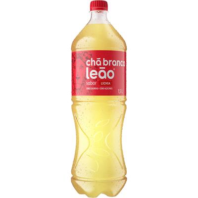 CHÁ BRANCO LICHIA ZERO AÇÚCAR LEÃO 1,5L