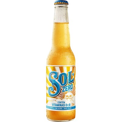 CERVEJA ZERO PREMIUM SOL 330ML