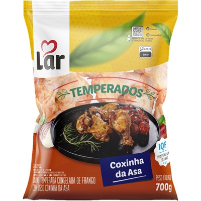 COXINHA DA ASA DE FRANGO TEMPERADA IQF LAR 700G