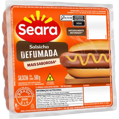 SALSICHA DEFUMADA SEARA 500G