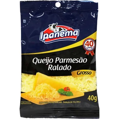 QUEIJO PARMESÃO RALADO GROSSO IPANEMA 40G