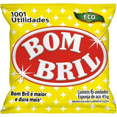 ESPONJA DE AÇO ECO BOM BRIL 45G