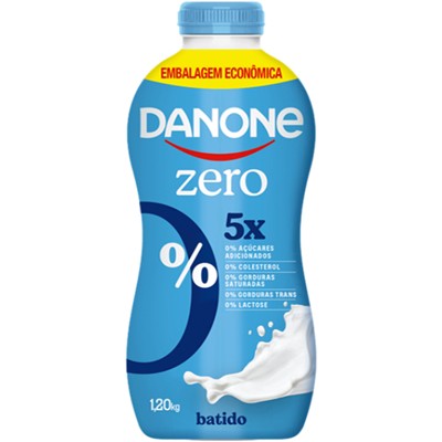 IOGURTE DESNATADO BATIDO ZERO LACTOSE DANONE 1,2KG