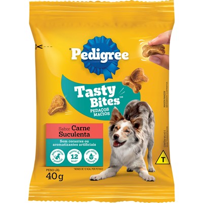 PETISCO PARA CÃO ADULTO SABOR CARNE PEDIGREE 40G