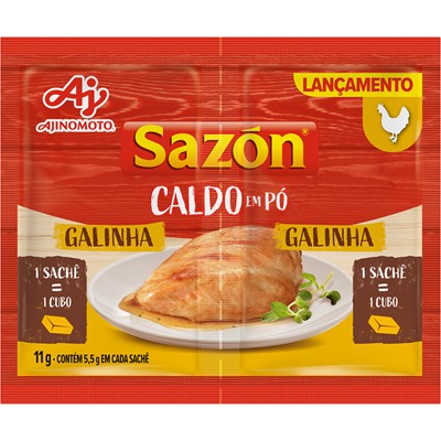 CALDO EM PÓ SABOR GALINHA SAZÓN 11G