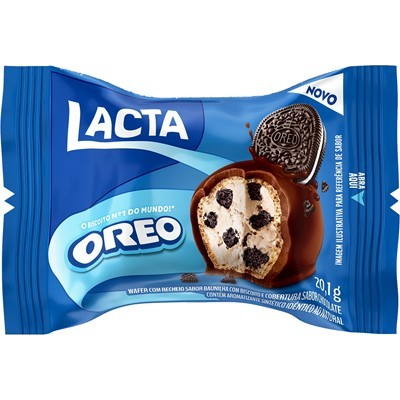BISCOITO BOMBOM WAFER OREO LACTA 20,1G