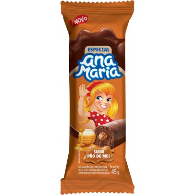 BOLO PÃO DE MEL DOCE DE LEITE ANA MARIA 45G