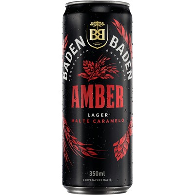 CERVEJA AMBER LAGER CARAMELO BADEN BADEN 350ML