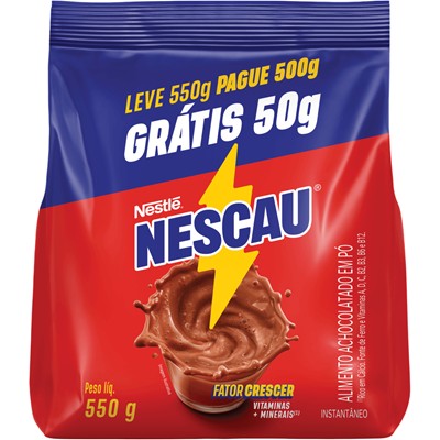 ACHOCOLATADO EM PÓ INSTANTÂNEO NESCAU NESTLÉ 550G