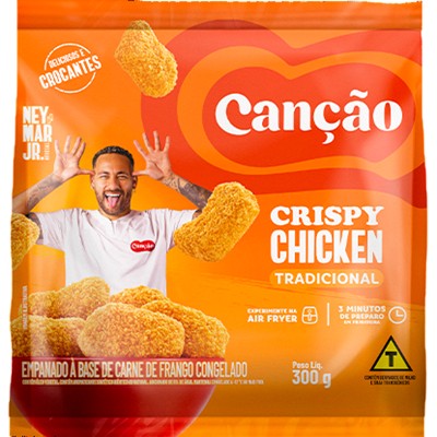 EMPANADO DE FRANGO CRISPY CHICKEN CANÇÃO 300G
