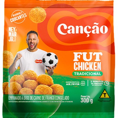 EMPANADO DE FRANGO FUT CHICKEN CANÇÃO 300G