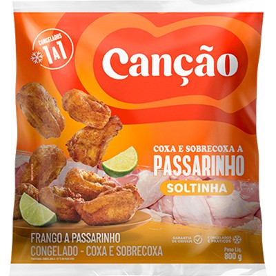COXA E SOBRECOXA A PASSARINHO IQF CANÇÃO 800G