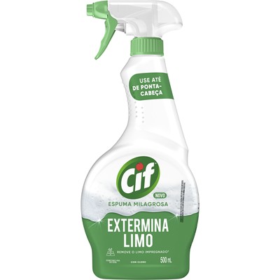 DESINFETANTE EXTERMINA LIMO COM CLORO CIF 500ML