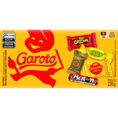 BOMBOM SORTIDO GAROTO 220G