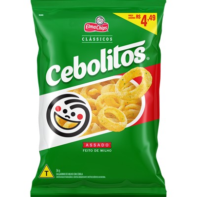 SALGADINHO CEBOLITOS CLÁSSICOS ELMA CHIPS 36G