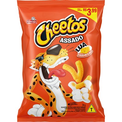 SALGADINHO LUA PARMESÃO CHEETOS ELMA CHIPS 34G