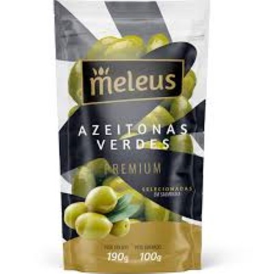 AZEITONA VERDE PREMIUM MELEUS 190G