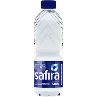 ÁGUA MINERAL COM GÁS SAFIRA 510ML
