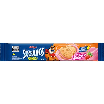 BISCOITO SUCRILHOS RECHEIO MORANGO KELLOGG'S 85G