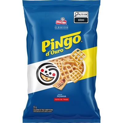 SALGADINHO PICANHA PINGO D'OURO ELMA CHIPS 55G