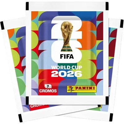CARTELA FIGURINHAS COPA WORD CUP 2026 PANINI 7UN