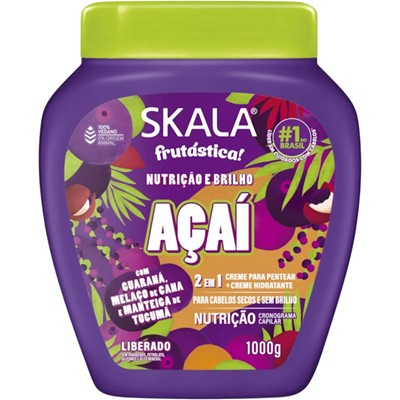 CREME DE TRATAMENTO AÇAÍ BRILHO SKALA 1KG