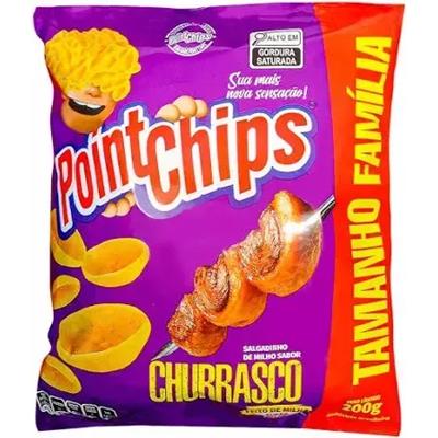 SALGADINHO SABOR CHURRASCO POINT CHIPS 200G